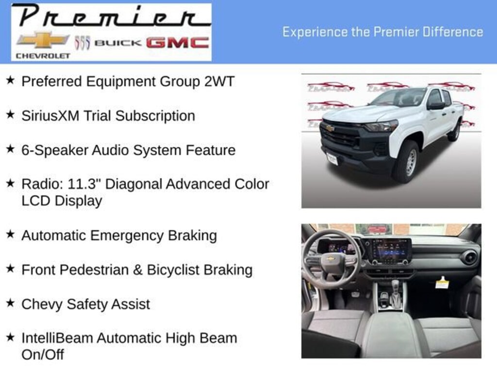 New 2025 Chevrolet Colorado WT/LT Truck