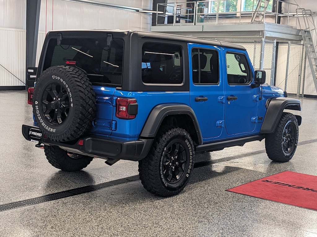 Used 2022 Jeep Wrangler Unlimited Willys Convertible