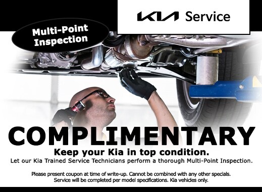 Free multi point inspection at Premier Kia