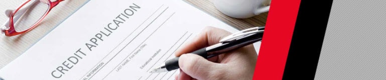 Filling out Credit Application