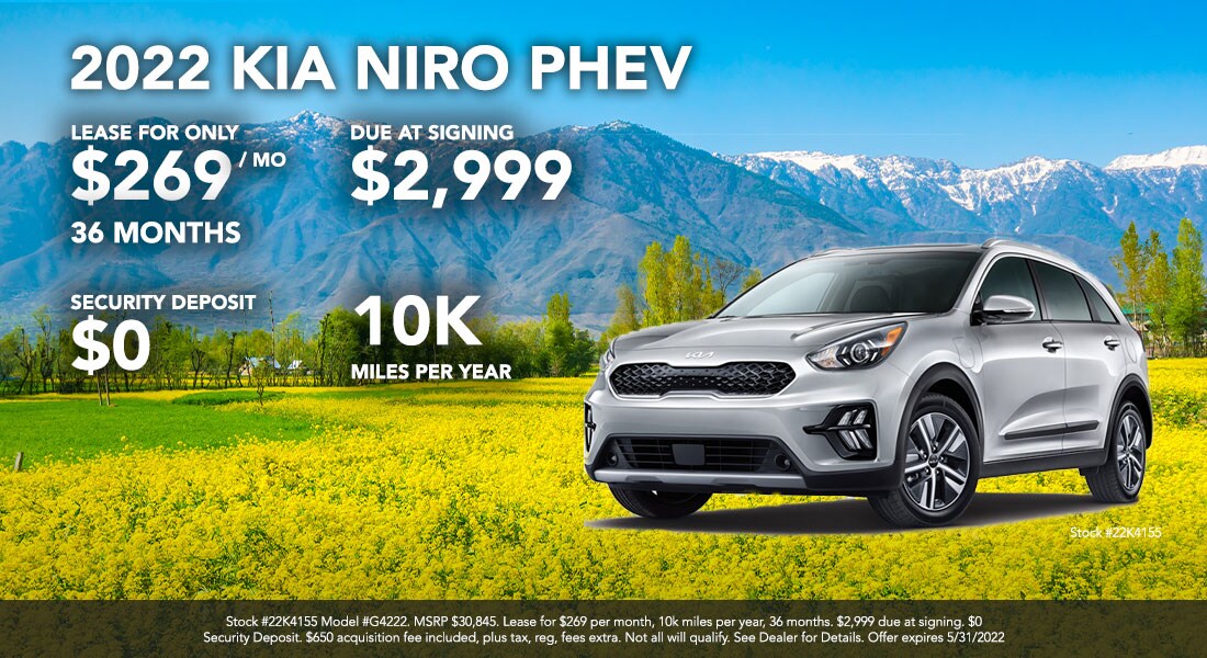 Lease a 2022 Kia Niro for $269/month