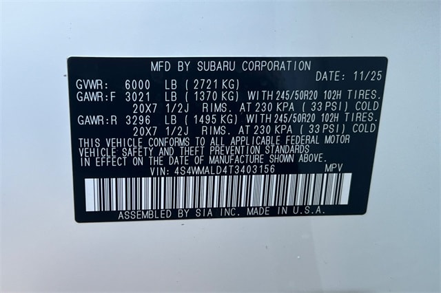 2026 Subaru Ascent Onyx Edition-Touring - Photo 26