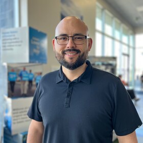 Staff member Jacob Lozano from 91c2302433eb