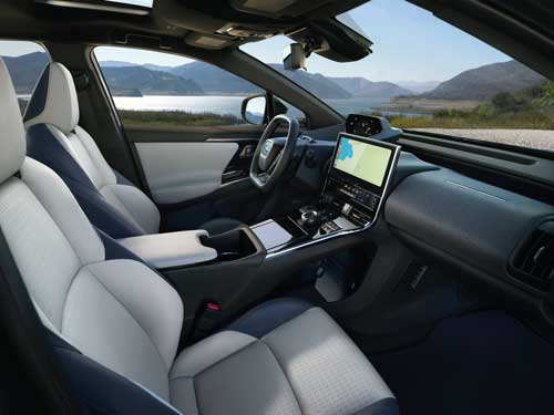 22024 Subaru Solterra interior
