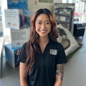 Staff member Zsalene Cruz from 91c2302433eb