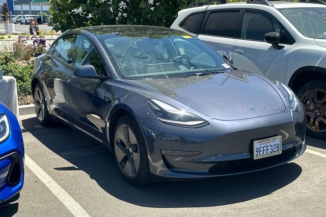 Used 2023 Tesla Model 3 Base with VIN 5YJ3E1EAXPF454208 for sale in Fremont, CA