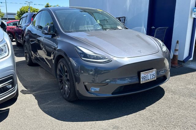 Used 2021 Tesla Model Y Performance with VIN 5YJYGDEF3MF209677 for sale in Fremont, CA