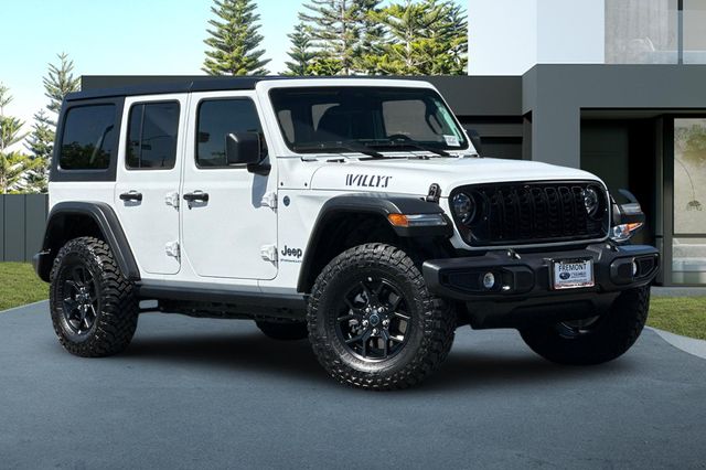 Used 2025 Jeep Wrangler 4xe Willys 4XE with VIN 1C4RJXN68SW585873 for sale in Fremont, CA
