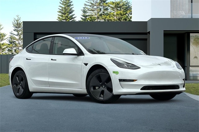 Used 2023 Tesla Model 3 Base with VIN 5YJ3E1EA0PF409102 for sale in Fremont, CA