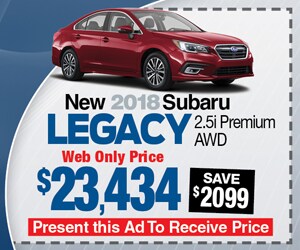 Premier Subaru Branford New Car Special Web Pricing | Premier Subaru