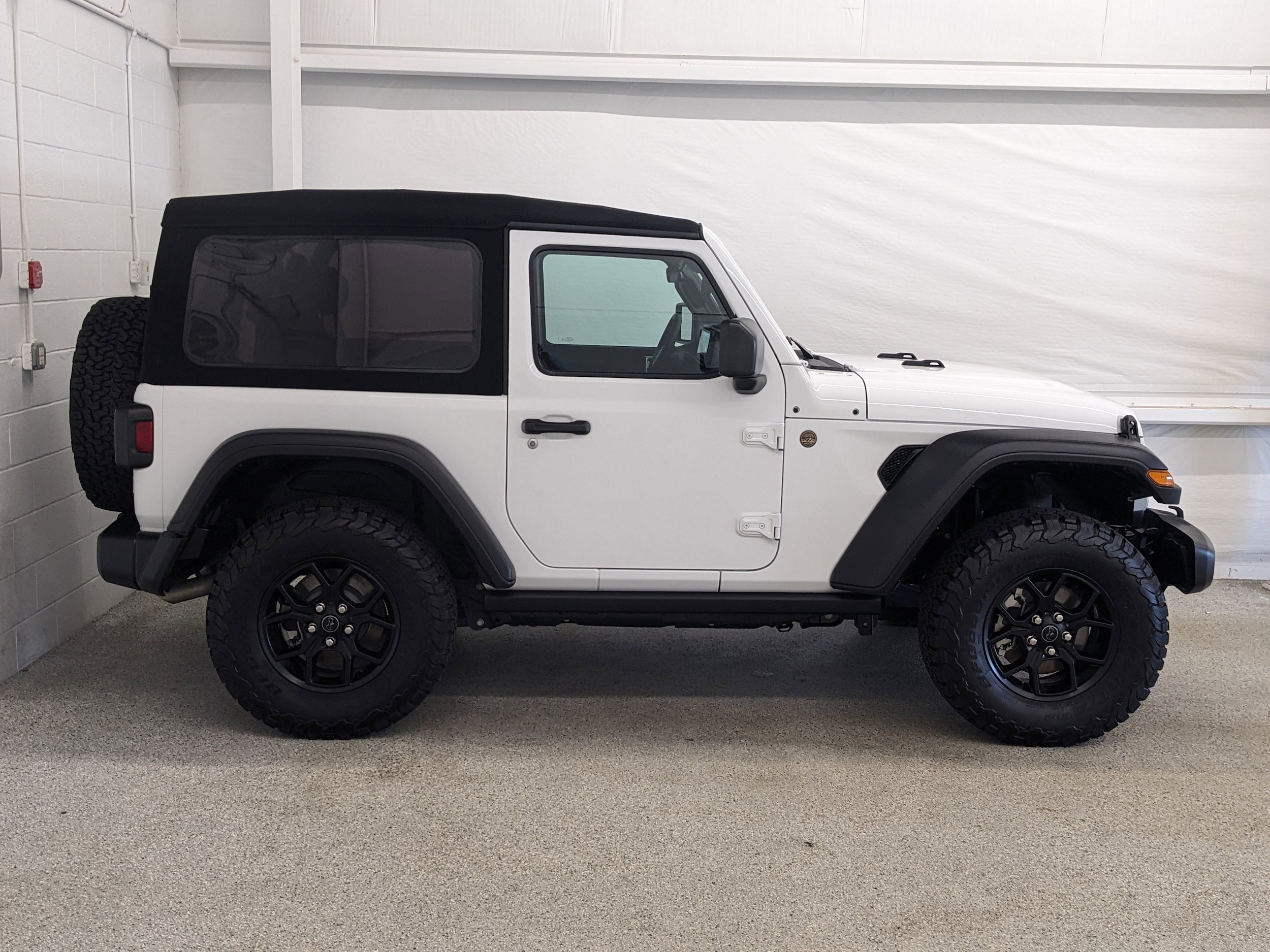 Used 2024 Jeep Wrangler 2-Door Willys with VIN 1C4PJXAG3RW240461 for sale in Branford, CT