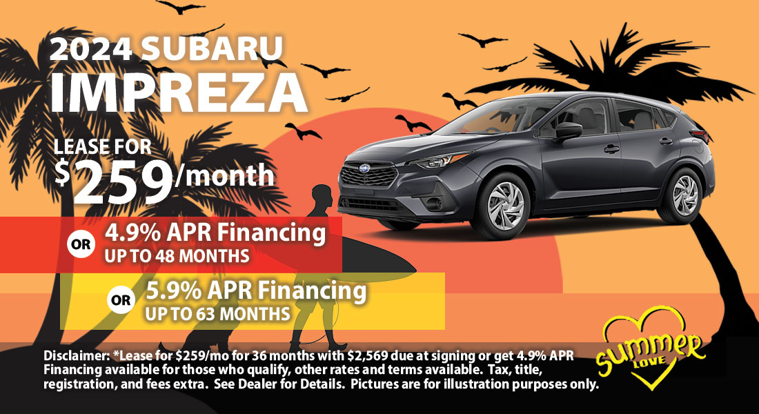 Subaru Lease Offers Monthly Subaru Specials Premier Subaru