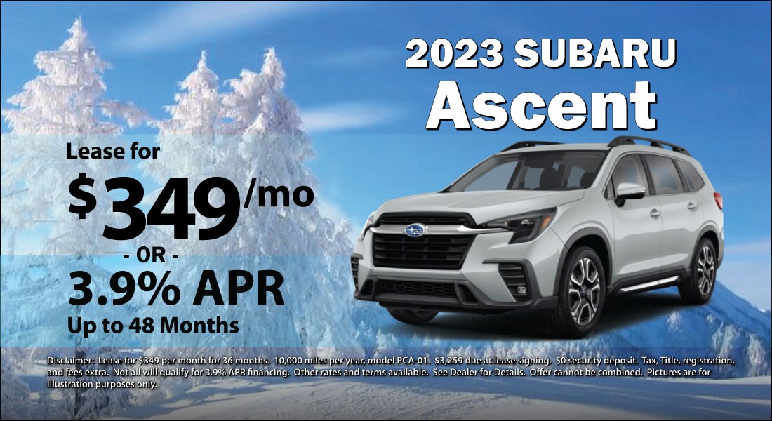 2023 Subaru Ascent - Lease for $349/month