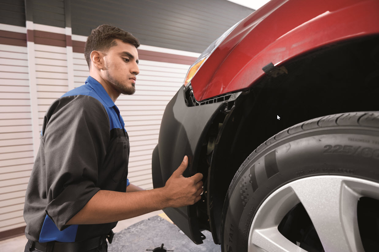 Collision Repairs - Subaru bumper replacement