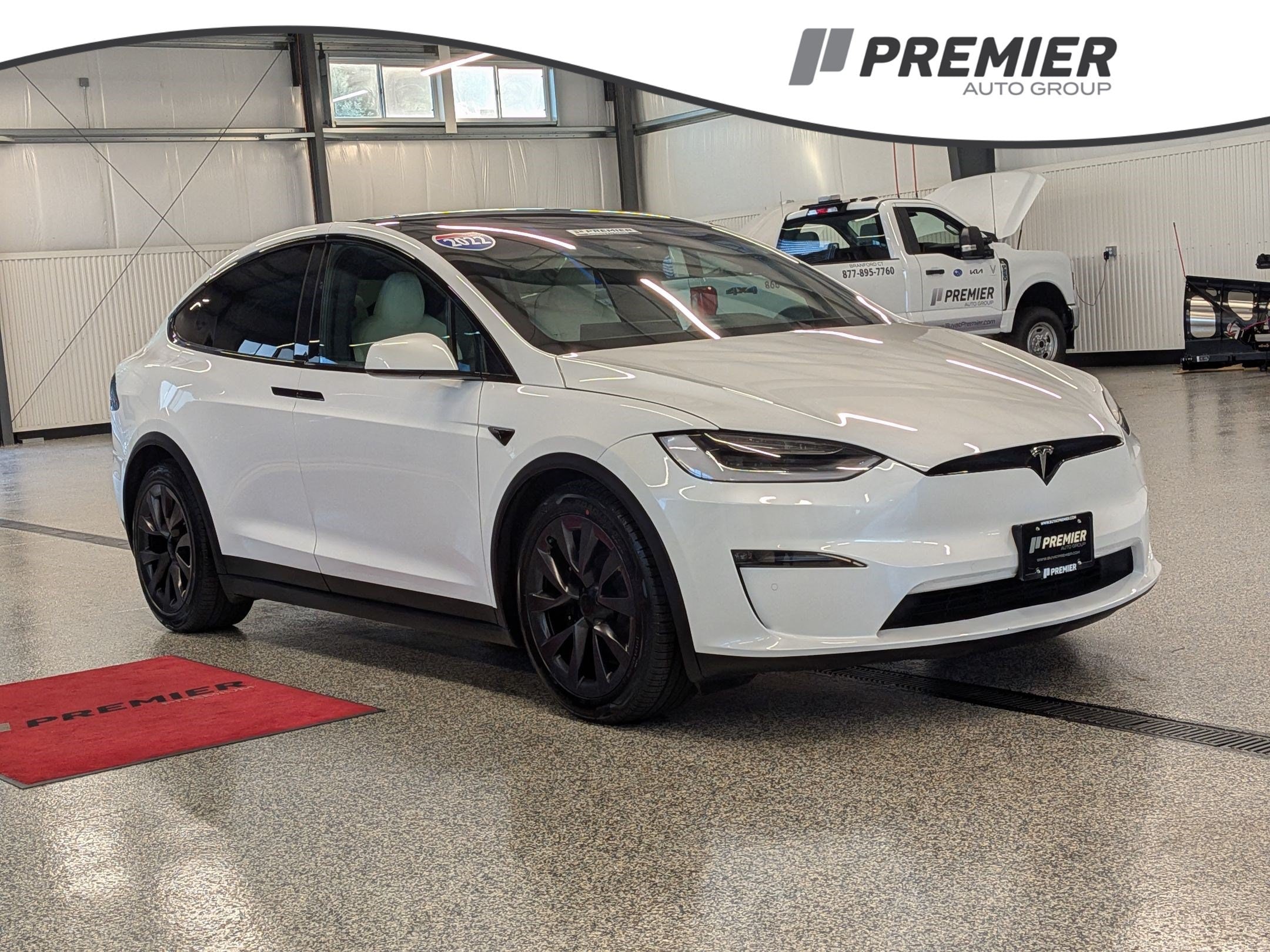 Used 2022 Tesla Model X Plaid with VIN 7SAXCBE69NF356327 for sale in Branford, CT