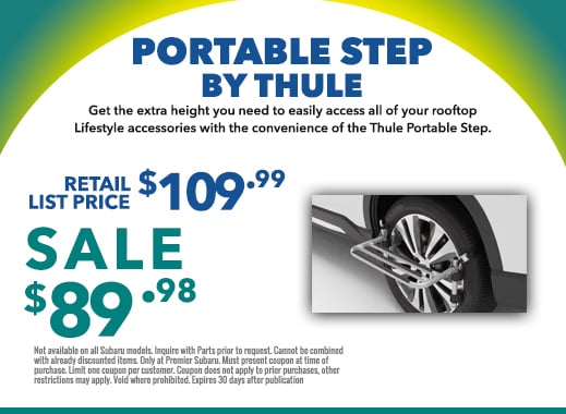Premier Subaru Parts - Portable Step By Thule