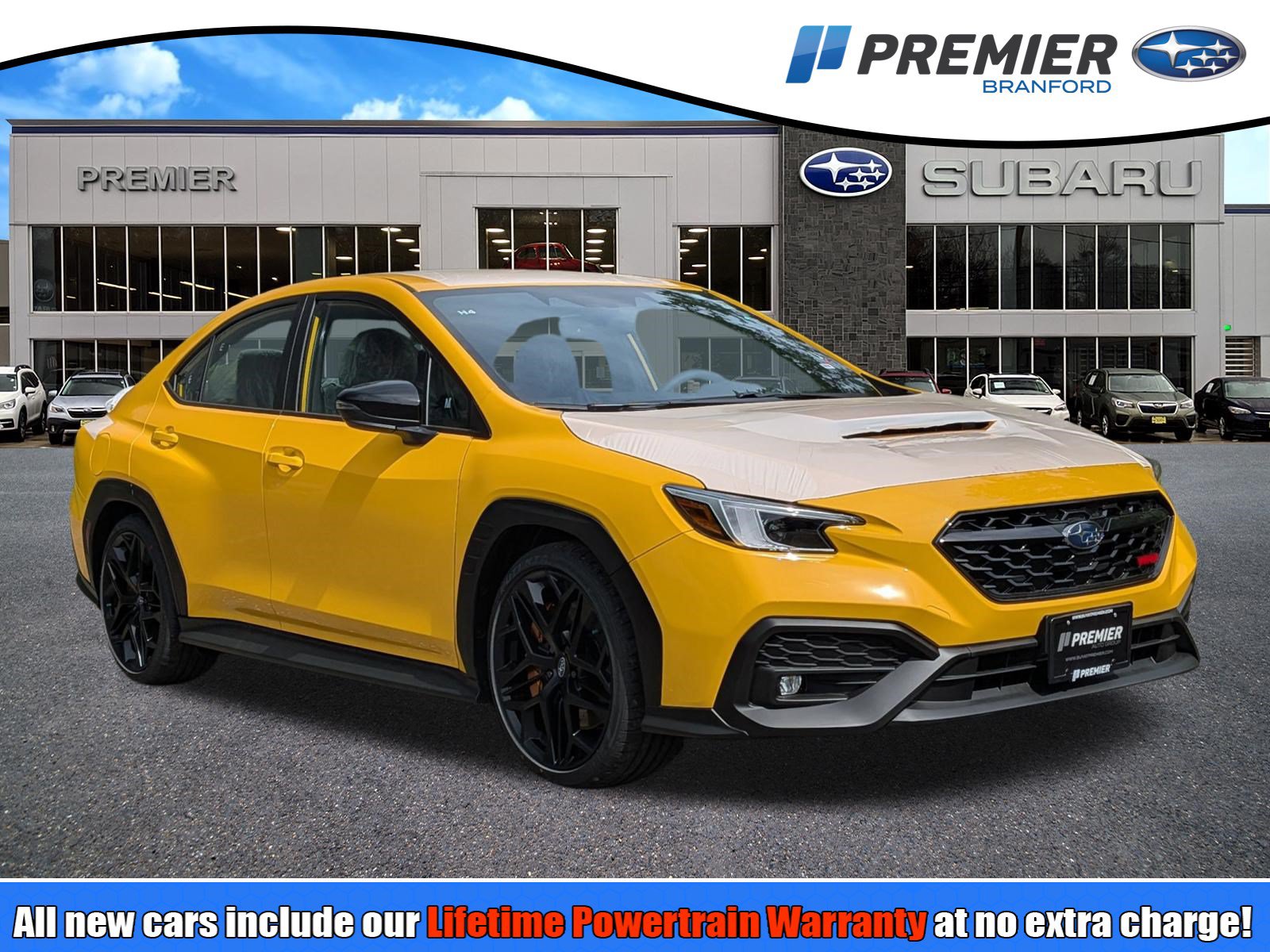2026 Subaru WRX Series.Yellow Sedan