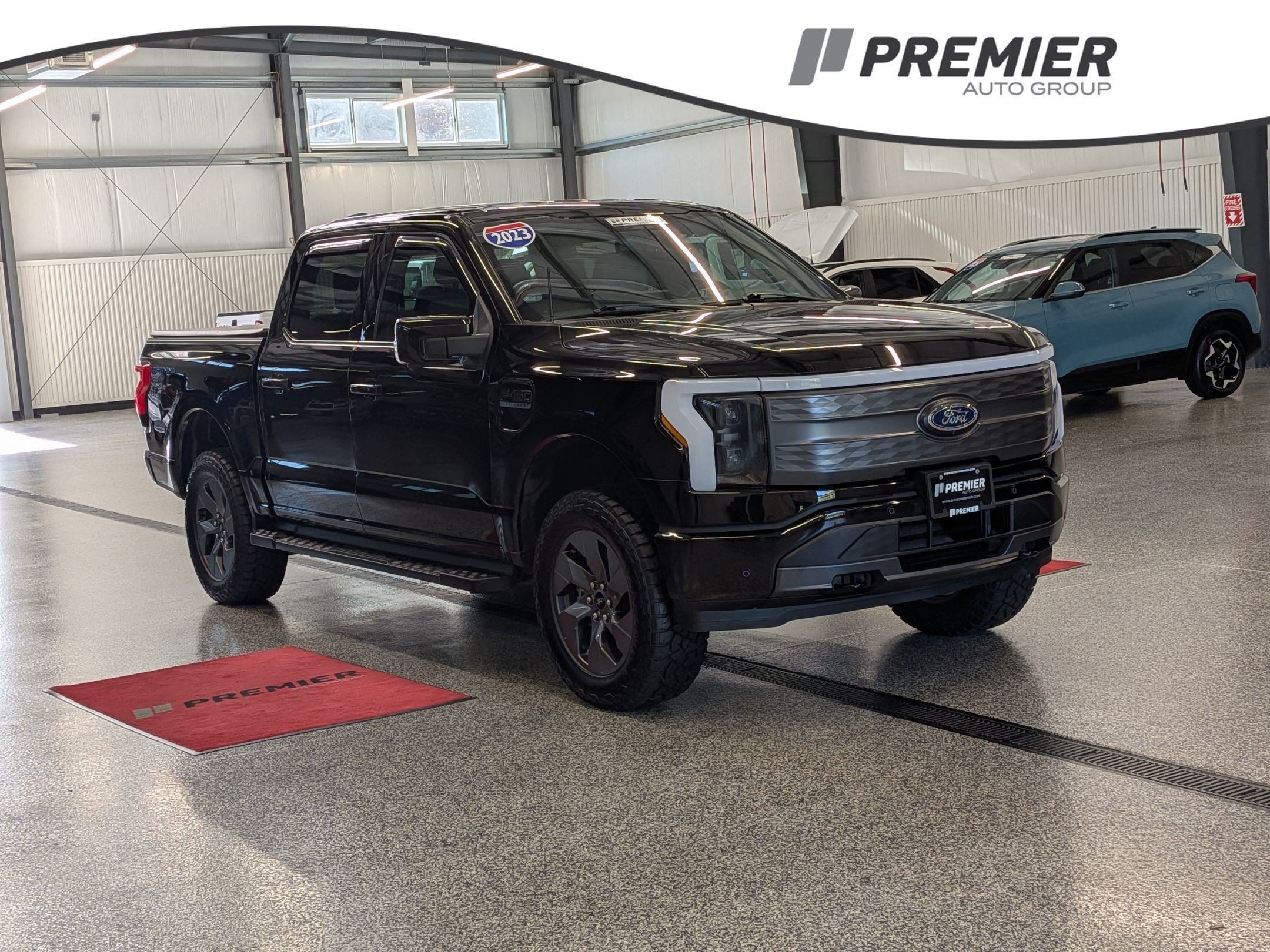 Used 2023 Ford F-150 Lightning Lariat with VIN 1FTVW1EL9PWG55469 for sale in Branford, CT