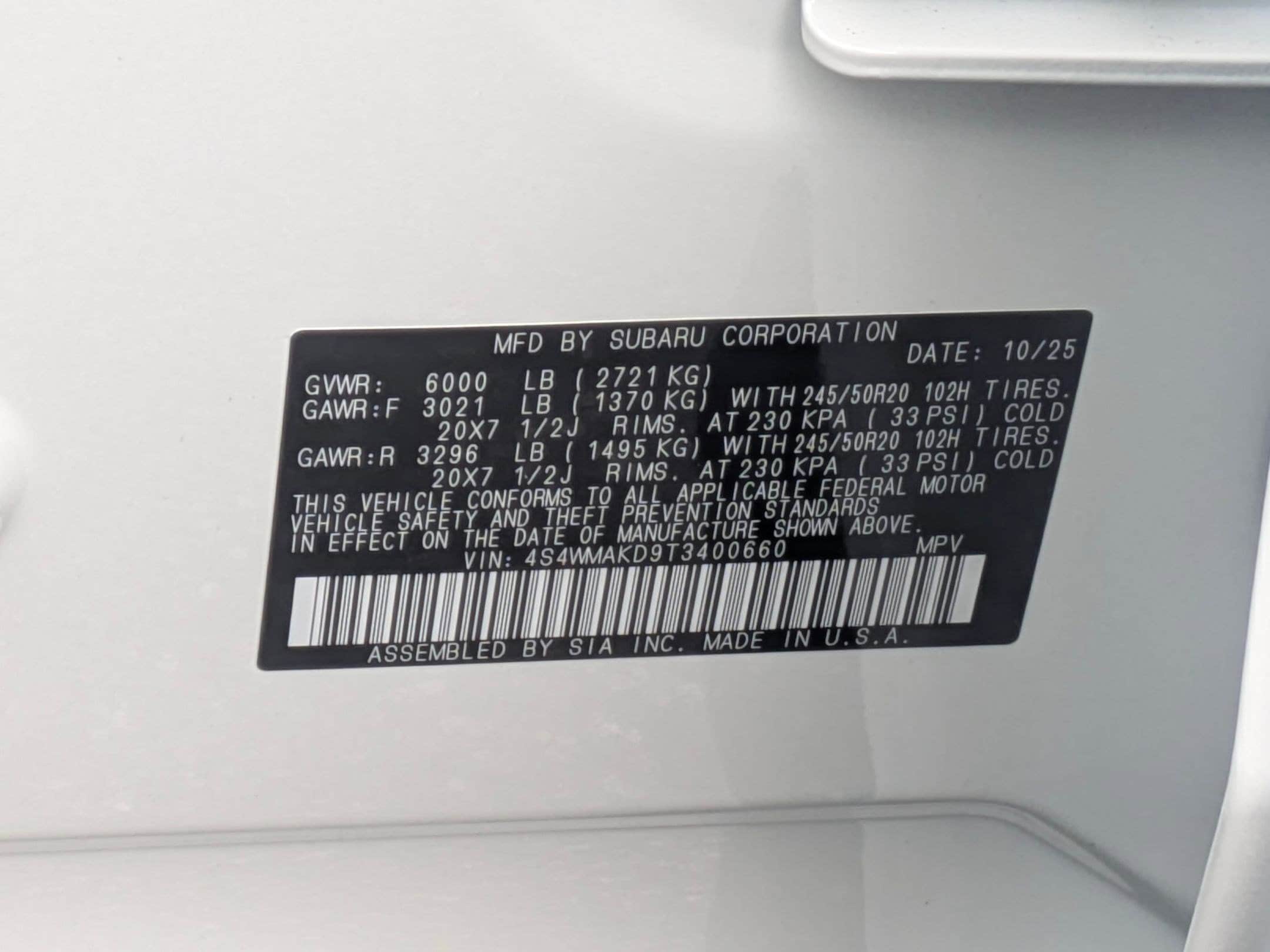 2026 Subaru Ascent Touring - Photo 40
