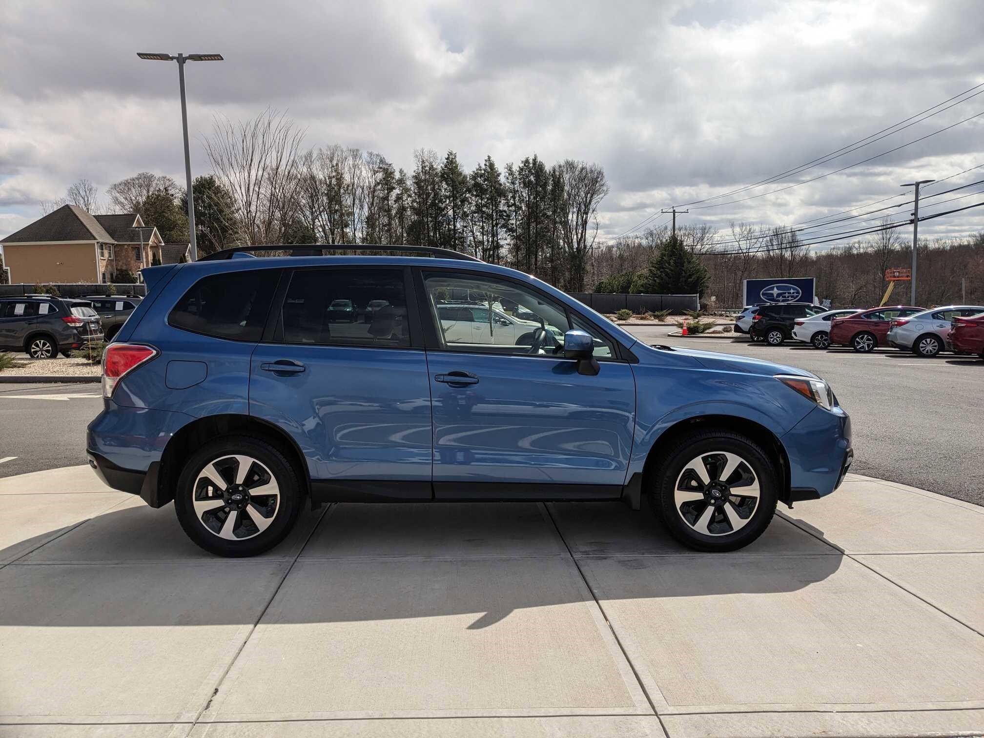Used 2018 Subaru Forester Premium with VIN JF2SJAECXJH494029 for sale in Middlebury, CT