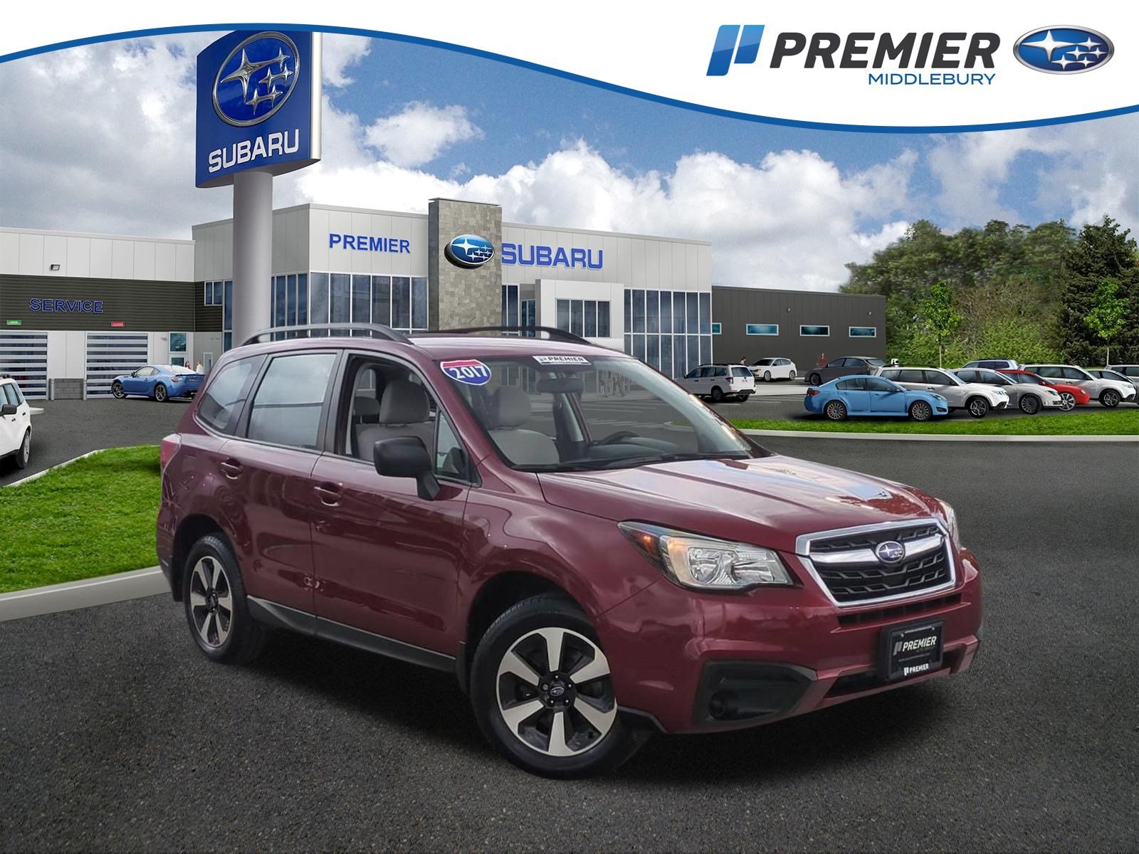 Used 2017 Subaru Forester Base with VIN JF2SJABC9HH427436 for sale in Middlebury, CT