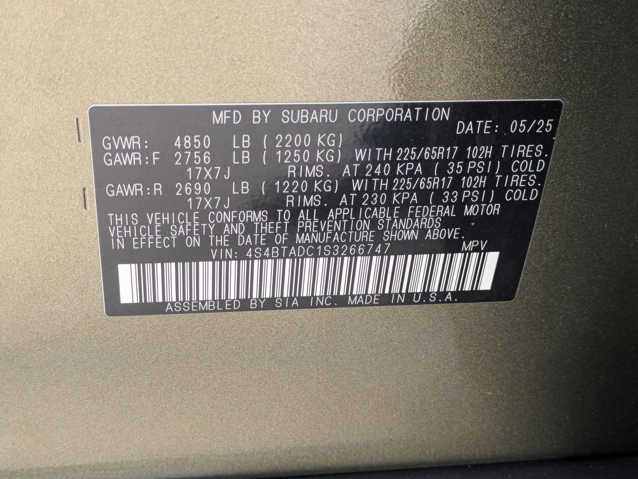 2025 Subaru Outback Premium - Photo 32