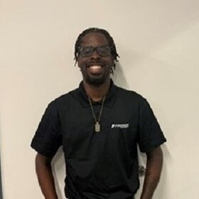 Staff member Malik Meikle from 7c42da34f910