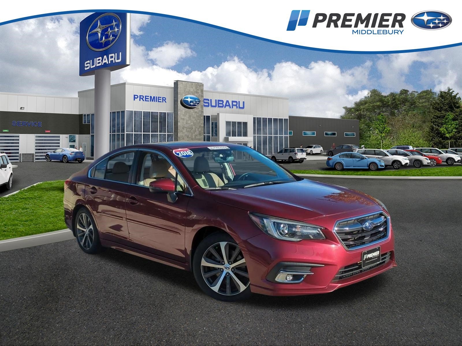 Used 2018 Subaru Legacy Limited with VIN 4S3BNEN64J3003651 for sale in Middlebury, CT