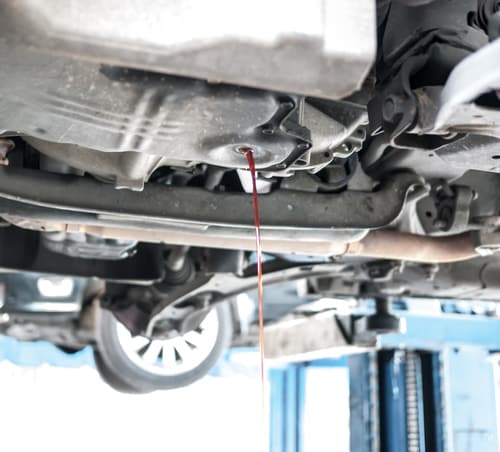 How to outlet drain transmission fluid