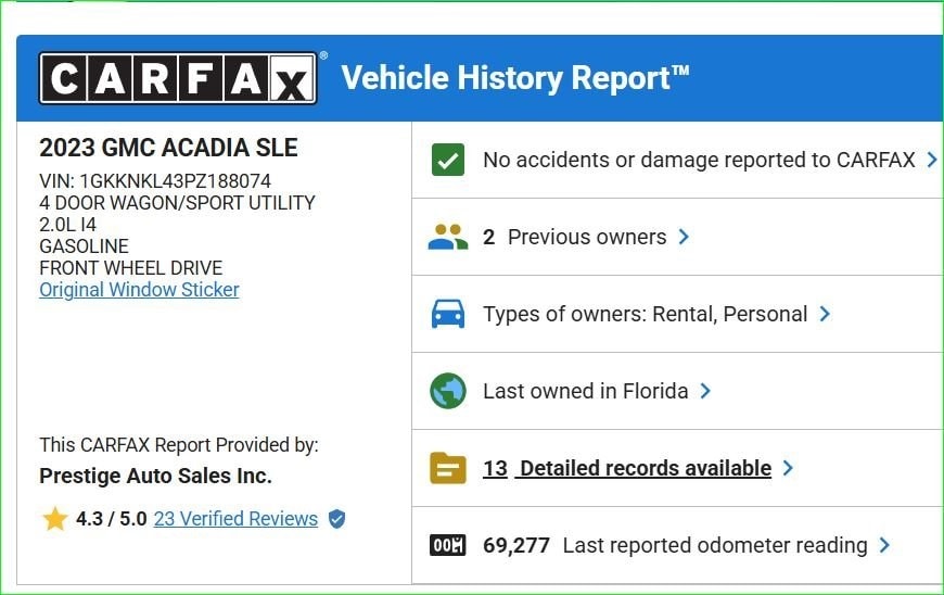 2023 GMC Acadia SLE's photo