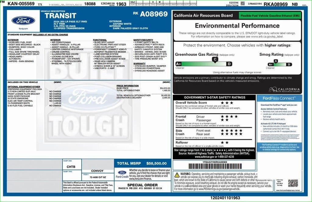 2024 Ford Transit Passenger Van XLT's photo