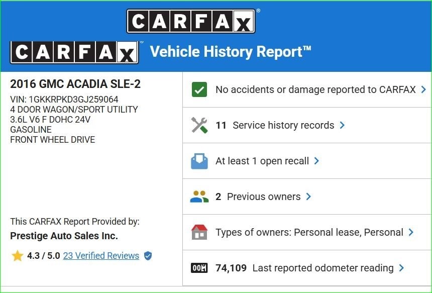 2016 GMC Acadia SLE-2's photo