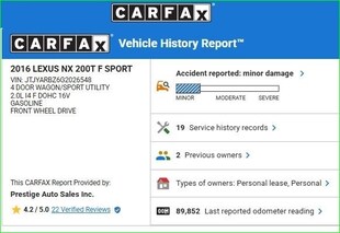 2016 LEXUS NX 200t 200t SUV