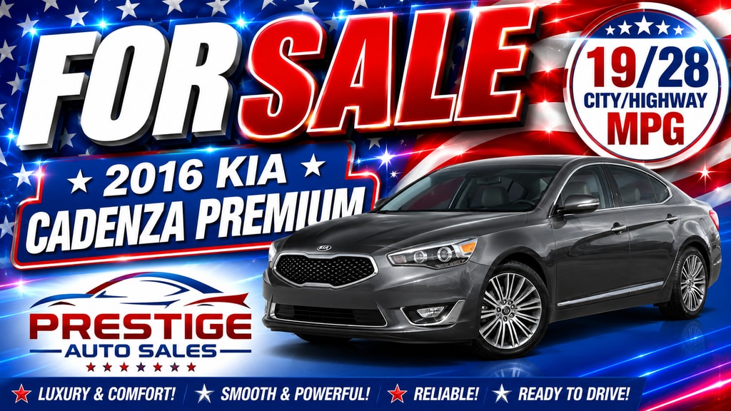 Used 2016 Kia Cadenza Premium Sedan