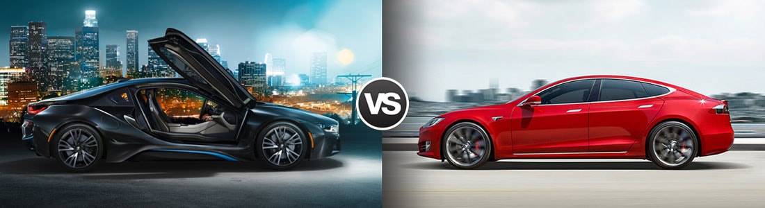 2017 BMW i8 vs Tesla S