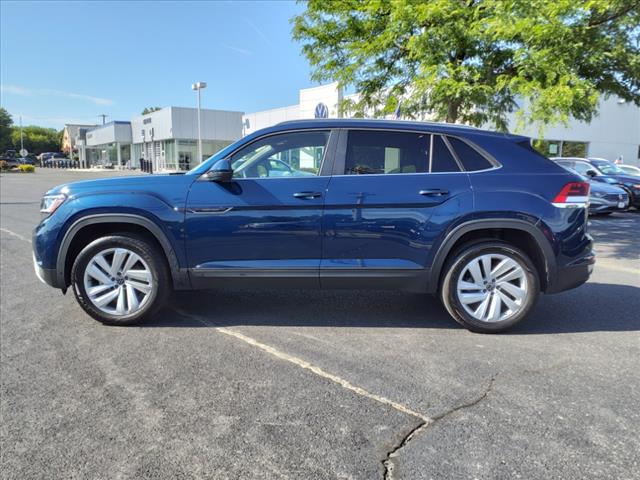 Certified 2022 Volkswagen Atlas Cross Sport SE w/Tech with VIN 1V2KC2CA1NC226116 for sale in Turnersville, NJ