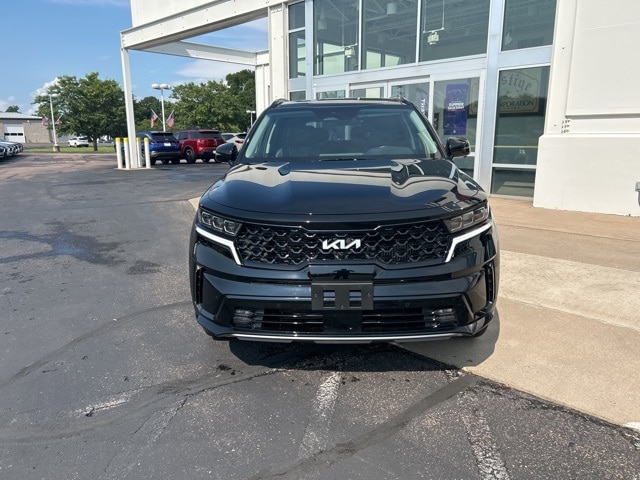 Certified 2023 Kia Sorento SX Prestige with VIN 5XYRKDLF4PG198403 for sale in Eau Claire, WI