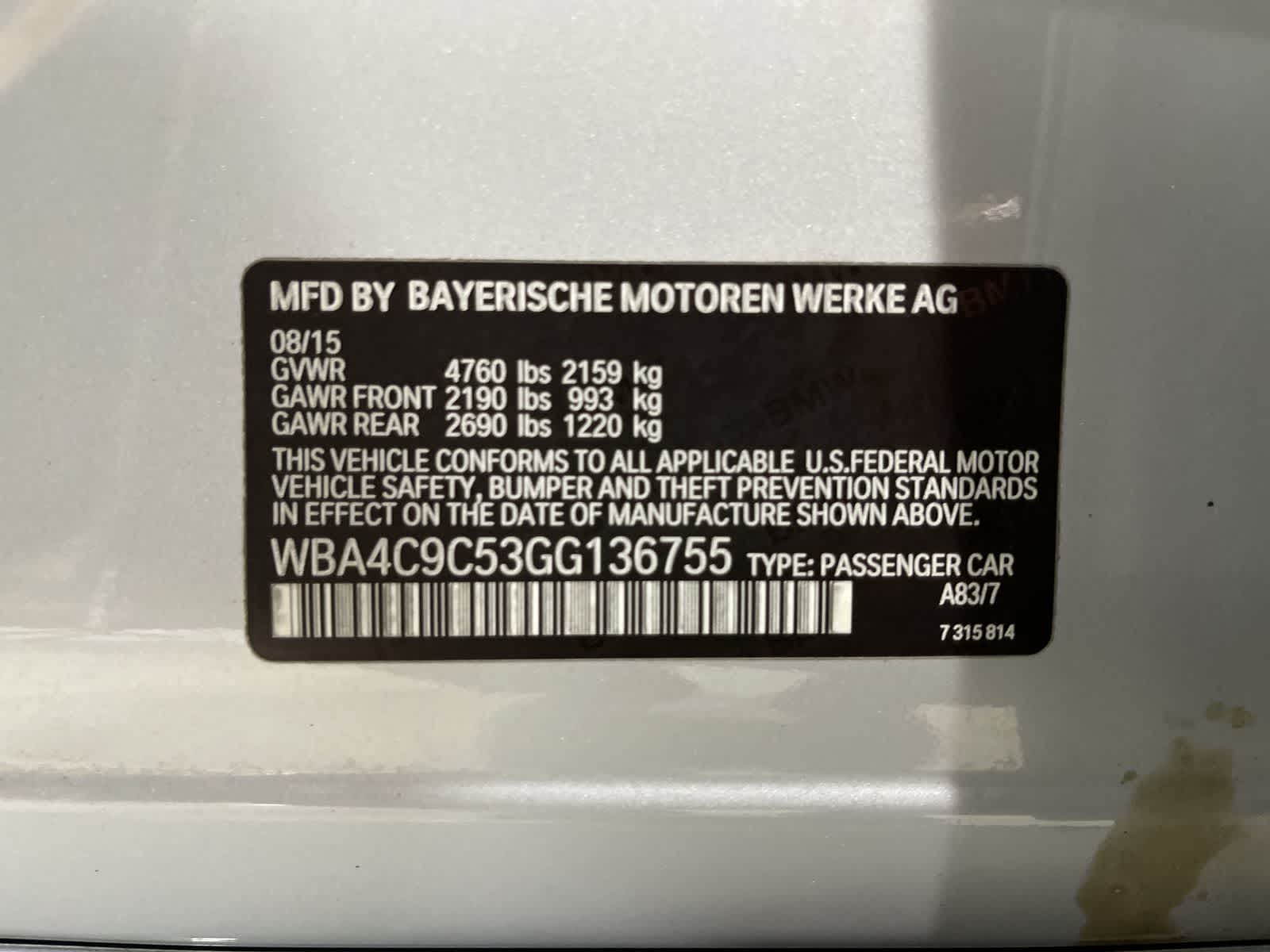 Thumbnail: 2016 BMW 4 Series - 33