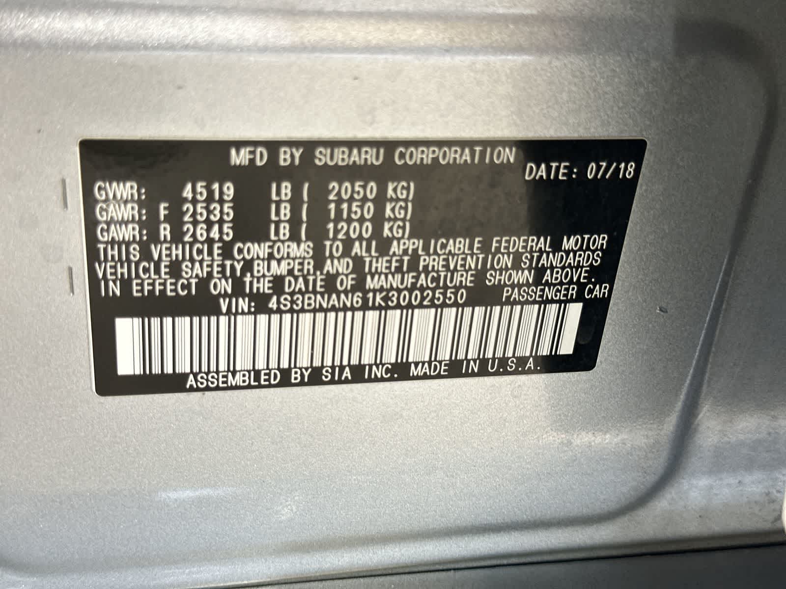 Thumbnail: 2019 Subaru Legacy - 33