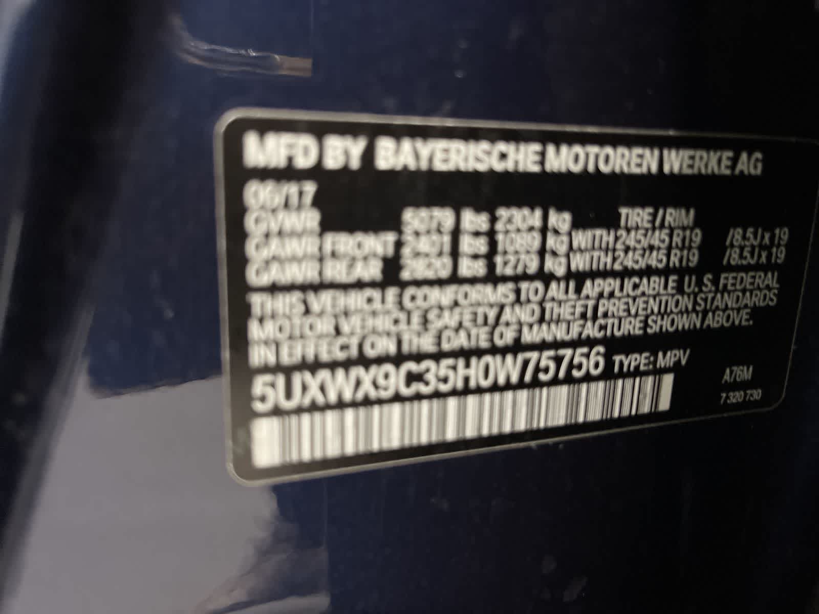 2017 BMW X3 xDrive28i 33