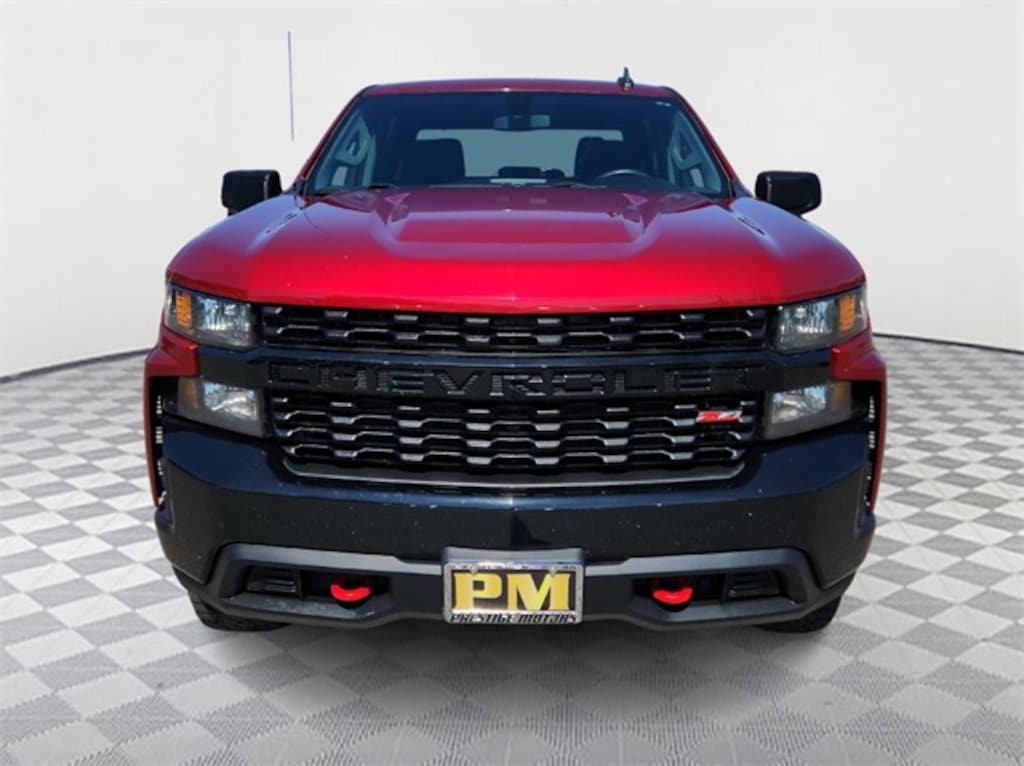 Used 2021 Chevrolet Silverado 1500 Custom Trail Boss Truck Crew Cab