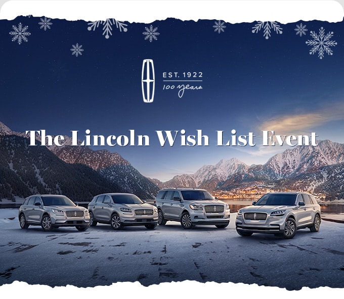 Lincoln Wish List Sales Event