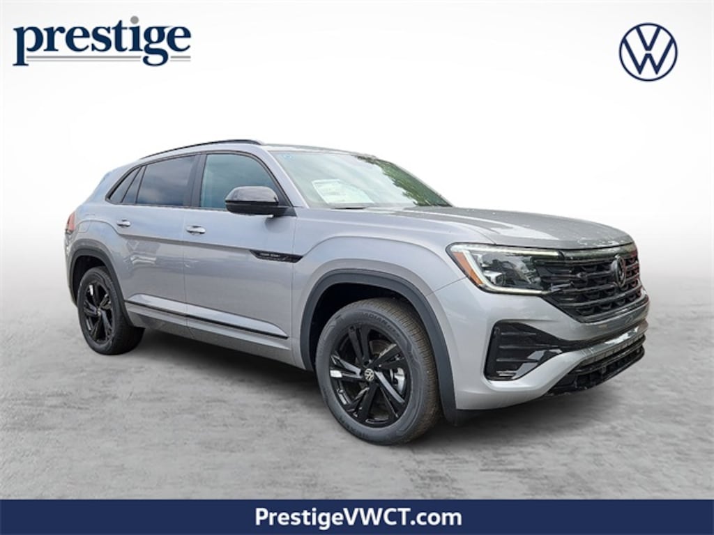 New 2025 Volkswagen Atlas Cross Sport 2.0T SEL R-Line Black SUV