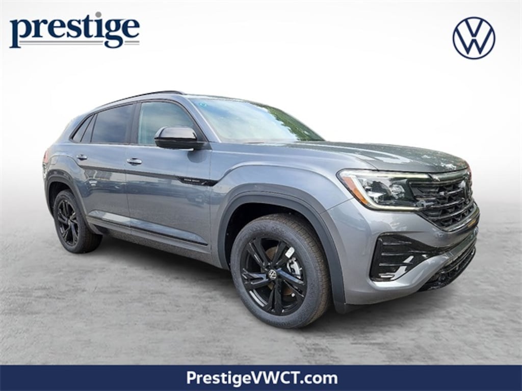 New 2025 Volkswagen Atlas Cross Sport 2.0T SEL R-Line Black SUV