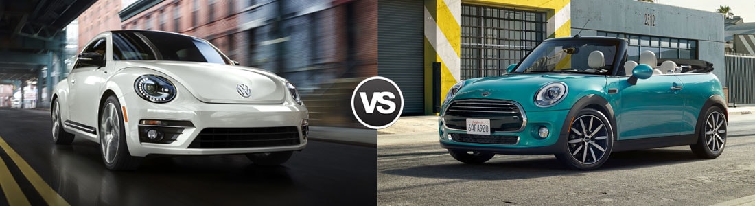 2016 VW Beetle vs MINI Convertible