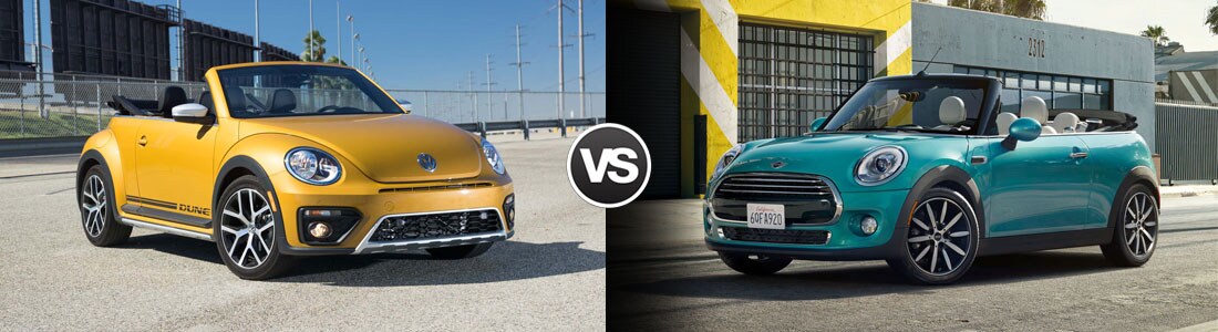 2017 Beetle Convertible Vs Mini Convertible Stamford Ct