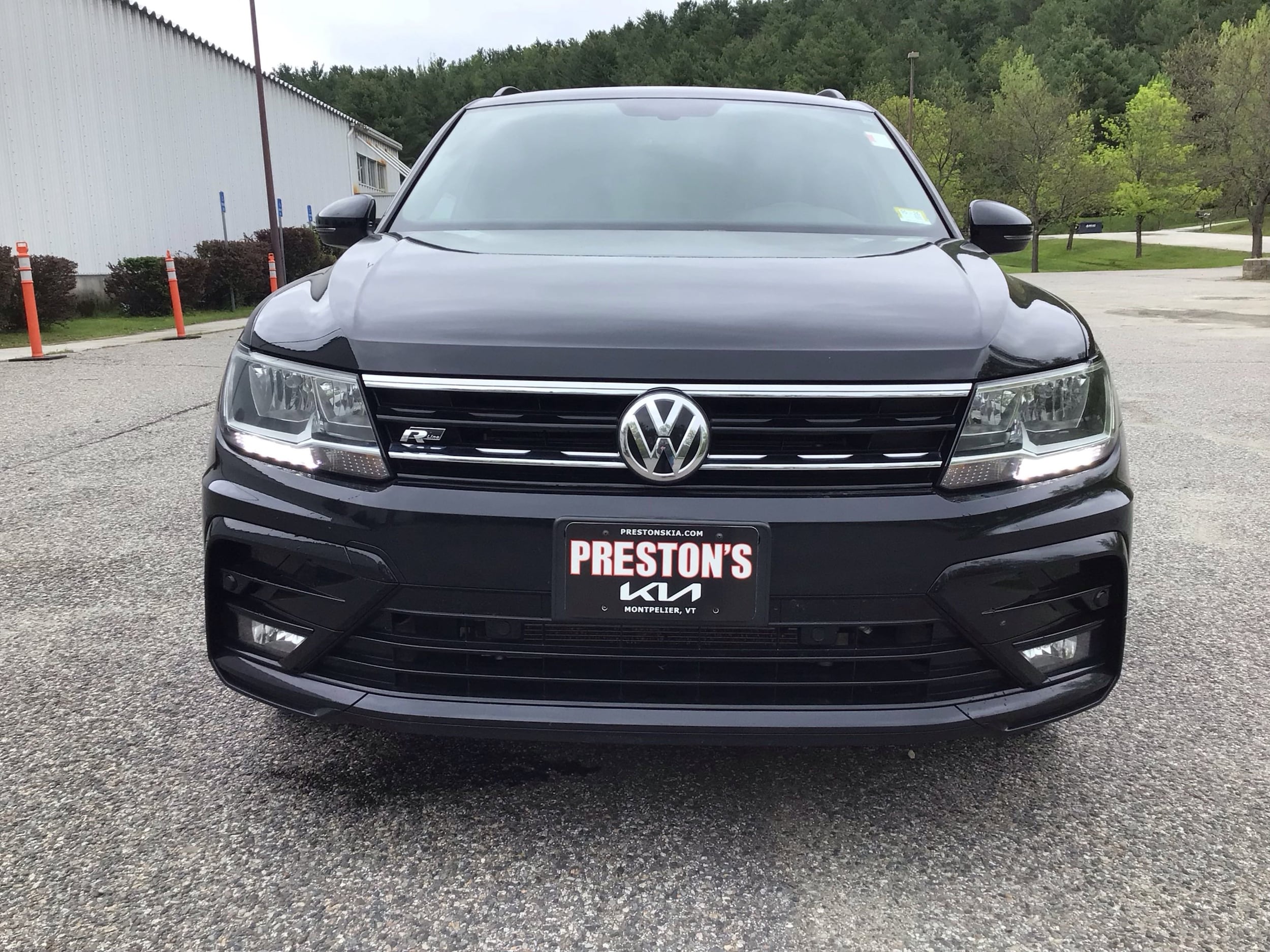 Used 2021 Volkswagen Tiguan SE R-LINE BLACK with VIN 3VV2B7AX1MM063099 for sale in Montpelier, VT