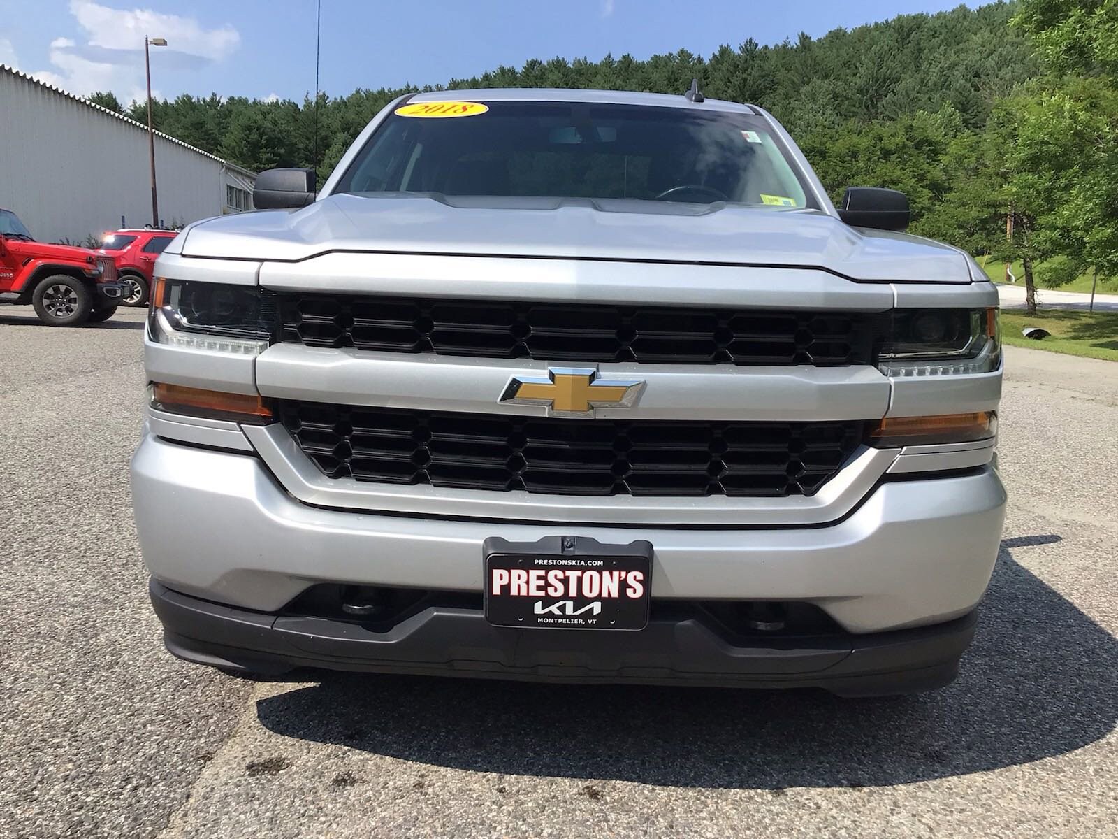 Used 2018 Chevrolet Silverado 1500 Custom with VIN 1GCVKPEC7JZ109659 for sale in Montpelier, VT