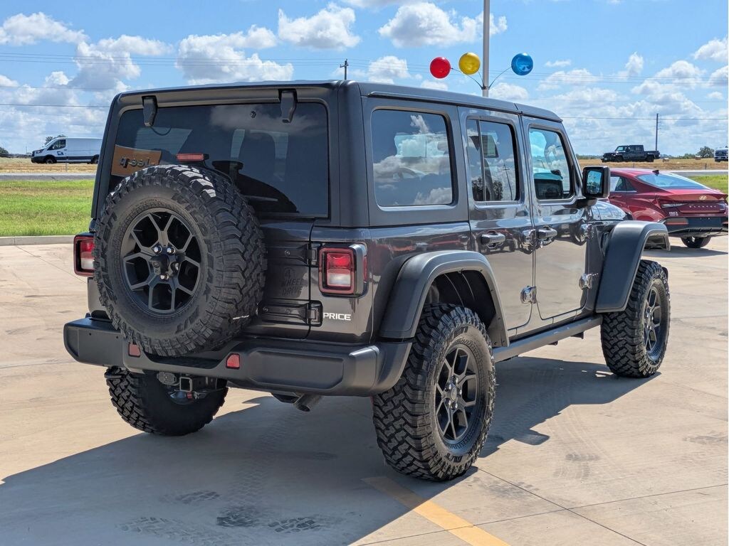 New 2025 Jeep Wrangler 4-DOOR WILLYS Sport Utility