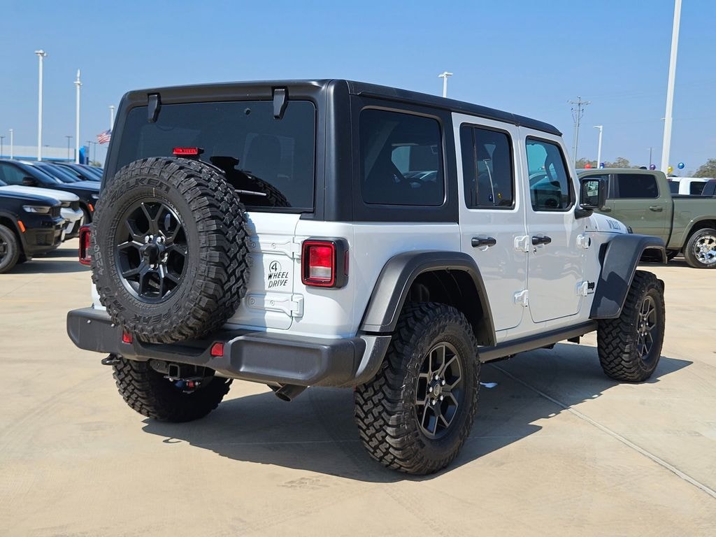 New 2025 Jeep Wrangler 4-DOOR WILLYS Sport Utility